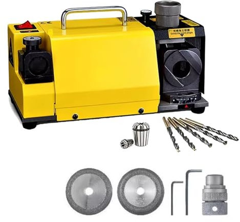 RayGenius Drill Bit Sharpener -Professional Drill Bit Sharpening Tool Machine, Mit Sammelt Und Winkel Einstellbar 3-13mm(15mm) Schleifen Sharpening Machine。,13A