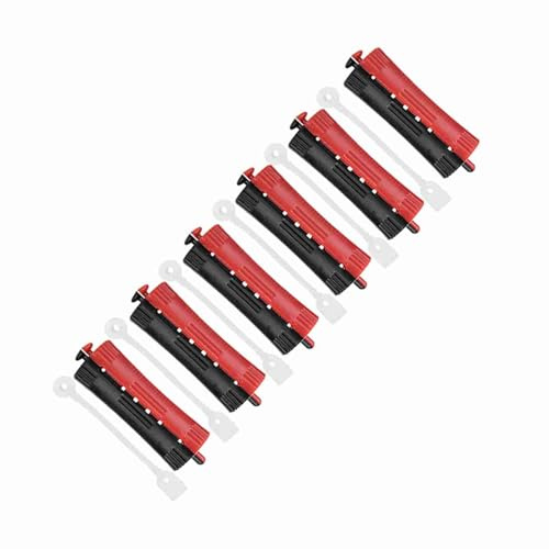 Aste per Permanenti Termiche Wave, Bigodini Bigodini, Bigodini 6 Pezzi Design Antiscivolo Multi-dimensione con Impugnatura con Elastico per Arricciatura e Parrucchiere Fai-da-te