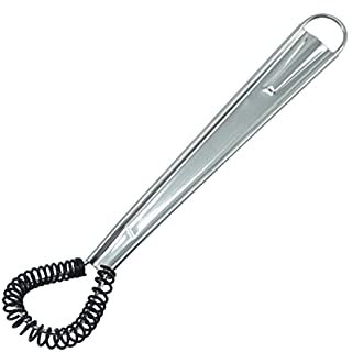 BZVCRTYKL Stainless Steel Whisk-Spring Hand Mixer Spoon Kitchen Eggs Sauces Honey Cream Mixing Kitchen Cooking Gadgets /655(Black)