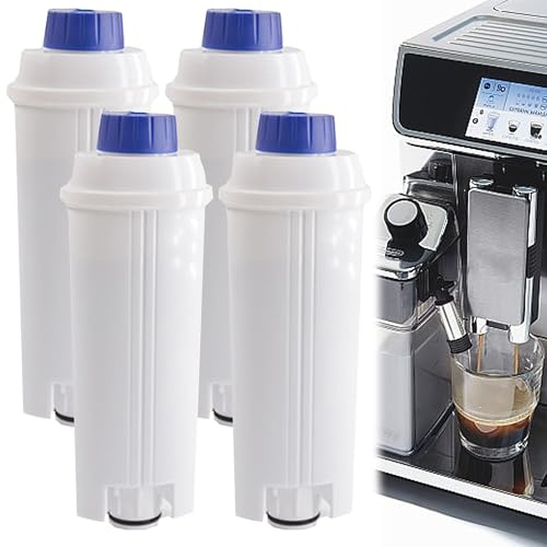 CHSG 4PCS Filtro De Agua De Café, 15.7 * 5.5 * 4.8cm, Filtro De Agua Para Máquinas De Café Repuesto D e Longh i D L Sc002, Protección Para Cafeteras De'Longhi, Filtro De Cafetera, Reducir La Escala