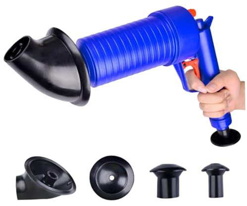 Mini déboucheur d'évier, déboucheur manuel avec ventouses de 4 tailles pour lavabo, baignoire, douche, siphon de sol, canalisations bouchées, toilettes