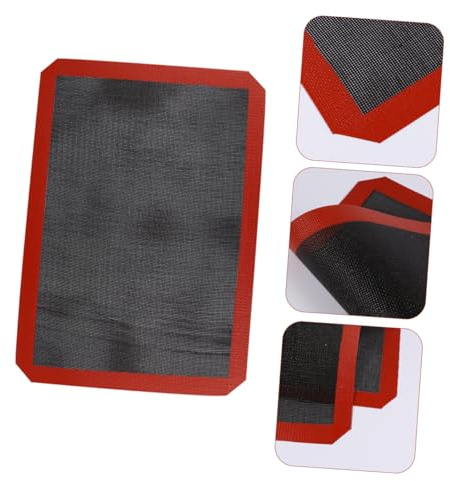 Gatuida Alfombrilla Horno Silicona Antideslizante Tapete de Fibra de Vidrio Transpirable Resistente Alta Temperatura Reutilizable para Repostería y Panadería