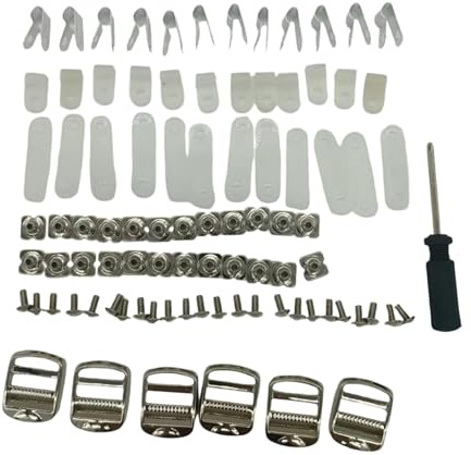Aymzbd Universal Hockey Helmet Repair Kit, 24 Screws, Replacement Parts, Maintenance Tools for Hockey, Baseball, Softball, And Kids.