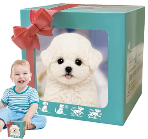 Upgrade AI Robotic Dog for Adults, 2025 New Realistic Robot Puppy that Acts Like a Real Puppy - Walking, Barking, Tail Wagging, Sitting & Running, Electronic Pet Gift for Kids Adults with Gift Box