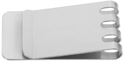 Artibetter Stainless Steel Money Clip: Minimalist Metal Cash Clip for Men - Everyday Carry Wallet Accessory for Bills & Cards