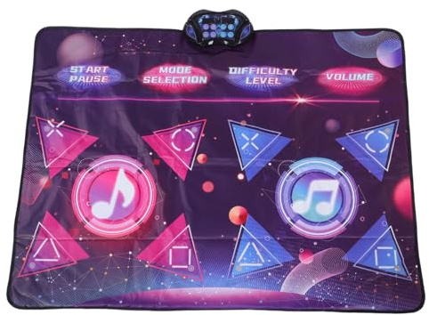 Tanzmatte, Interaktives Tanzpad, 8 Spielmodi für Kinder, Dual-Player-Indoor-Klavierspielzeug für Jungen und Mädchen, Geschenk, Tragbare Unterhaltung