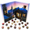 Hallingers Bergkirche - Adventskalender Pralinen Geschenk handmade ohne Alkohol aus Edelkakao Schokolade (Box) - Geschenk im Sommer & als perfektes Grillgeschenk | Glückwunsch Chanukka Freundschaft Ge