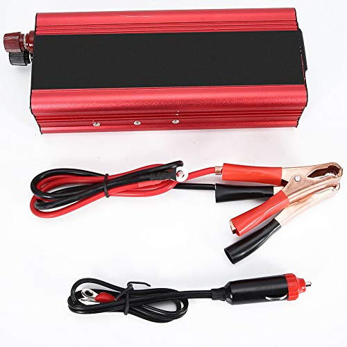 Auto Wechselrichter, Fydun Universal KFZ Spannungswandler 4000W Auto Solar Wechselrichter Konverter 12V zu 220V USB Auto Ladegerät
