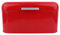 Raguso Solid Color Retro Metal Bread Bin Box Large Capacity Kitchen Storage Container Household Utensils(red)