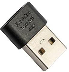 Jabra 14208-38 Cambiador de género para Cable USB C USB A Negro