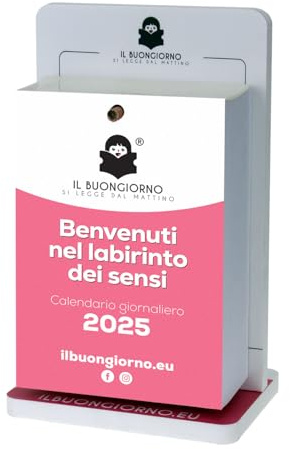 CALENDARIO 2025 | Il Buongiorno Si Legge Dal Mattino L'originale CALENDARIO 2025 | Calendario giornaliero da tavolo con 365 frasi, proverbi e pensieri filosofici per un buon giorno | Lingua ITALIANO