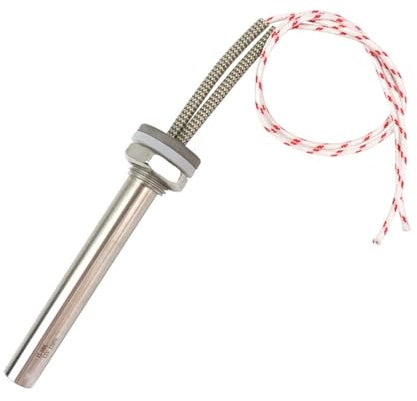 Heating Element 12v 100w/150w/200w Heating Element Heater SS304 Immersion Cartridge Heater (Size : 12V, Color : 200W 12x100mm)