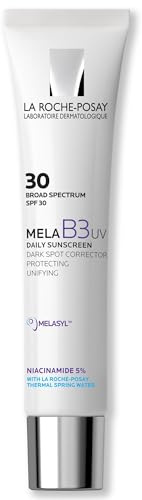 La Roche-Posay Mela B3 UV Daily Sunscreen, Face Moisturizer With SPF 30 + Anti-Aging Melasyl + 5% Niacinamide, Helps Correct & Protect From Sun Damage, Face Sunscreen With No White Cast, 40ML