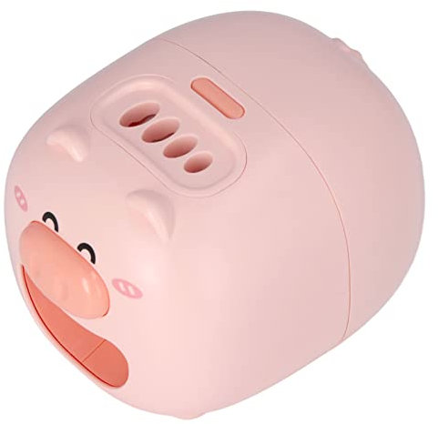 Pelapatate elettrico Semi di Girasole, Design a 4 Fori Peeler Semi di Girasole, Porta di Tipo C, Bella Forma di Maiale, Automatico per il Tempo Libero