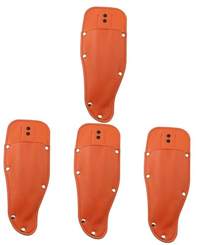 INOOMP 4piezas Funda De Para Tijeras De Resistente y Práctica Diseño Colgante Para De Jardinería Color Marrón Para Mantener Cuchillas