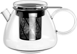 Villeroy & Boch - Artesano Hot&Cold Beverages teiera trasparente, lavabile in lavastoviglie, utilizzabile nel microonde, bricco da caffè per bevande calde e fredde, 1 litro, vetro borosilicato