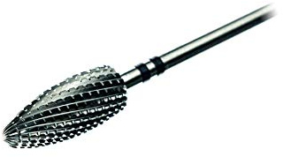 Fräser Bit Grob Zapfenform aus Hartmetall für Acryl und Gelnägel Maniküreaufsatz Pediküreaufsatz professioneller Schleifkopf Aufsatz