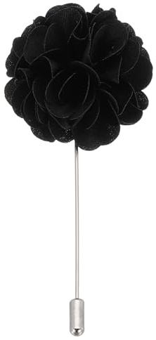 PATIKIL Blumenanstecker Pin, Reversnadel für Herren, Kamelienblume für Anzug, Abschlussfeier, Jubiläumsbrosche, Outfit-Zubehör