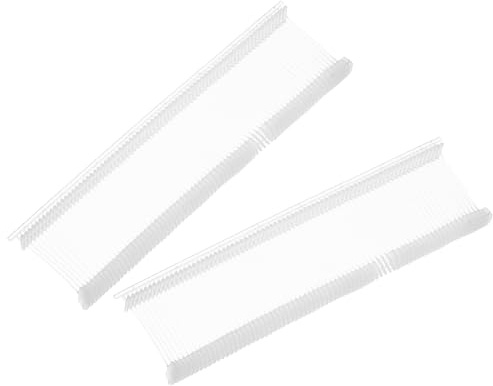 QUARKZMAN 2500 Stück Heftfäden Standard, 20mm Tags for Tagging, Transparent | Etikettierpistole aus Kunststoff Kleidung Etikettierung und Textil Karton Tag