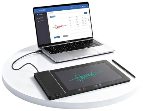 HavaPen Signature Pad for Work 6x4 Inch Tablet with Battery-Free Stylus Pen Tablet for Mac, Windows and Chromebook