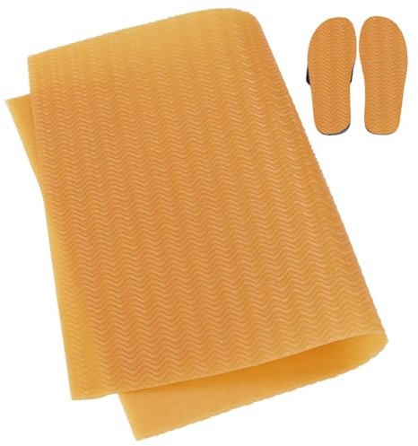 HOBBIESAY 1 foglio di gomma per scarpe, 3 mm di spessore, antiscivolo, per riparazioni fai da te, per scarpe, stivali, materiale di ricambio per pavimento, 38 x 28 cm