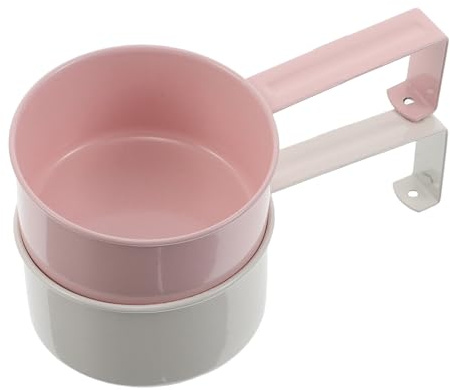 FIXOSHEE 2pezzi Misurino in Ferro per Detersivo Cibo e Cereali per Animali Domestici Manico Ergonomico Multiuso per Cucina e Lavanderia Porzioni Precise