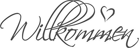 timalo® Wandtattoo 'Text Willkommen' – Aufkleber Haustür, Flur | 68040-a1-kupfer-58x20