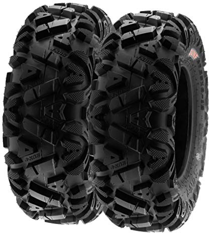 SunF A033 26x9-14 26x9x14 POWER I ATV UTV Quad Reifen All-Terrain Gelände 6PR TL 65J E4, Satz von 2 Stück