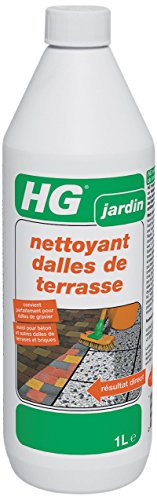 HG nettoyant dalles de terrasse 1L – un nettoyant dalles concentré pour un nettoyage efficace