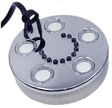 Atomizadores 3 Head 5 Head 6 Head Atomizador industrial Atomizador industrial Fogger for Hidropónicos de invernadero sin interruptor de fuente de alimentación Accesorios para fuentes de interior
