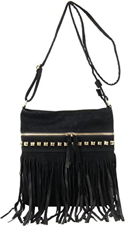 LHHMZ Damen Mode Hobo Fransen Umhängetaschen Vintage kleine Quaste Crossbody Geldbörse Taschen