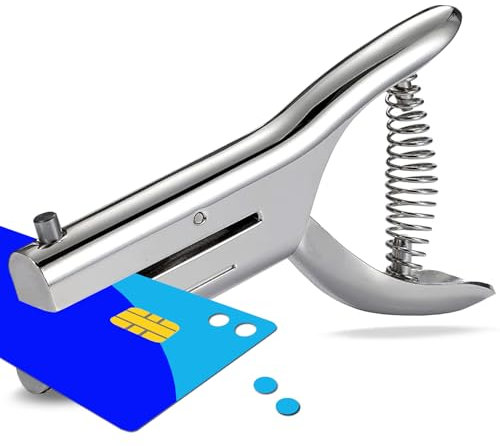 Lochzange Einzelloch Locher 6 mm Einzellochstanze Metall Lochzange Papier Locher Hochleistungslocher als Schreibtischzubehör mit Mehrfachblattkapazität für A4 Papier,idealer Lochstanzer für Ordner uvm