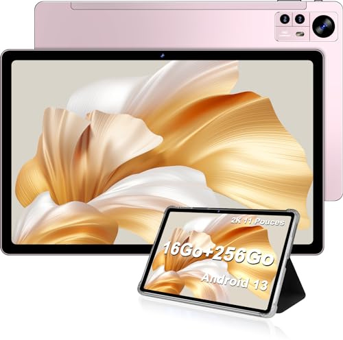 AOCWEI X800 Android 13 Tablet 11 Pollici Schermo 2K Octa-Core Tablet, 16GB (8+8) RAM + 256GB ROM (512GB TF) Supporto 5G WiFi|2000 * 1200|8600mAh|3MP+2MP+5MP|2.0Ghz|Bluetooth 5.0|4 Altoparlanti|