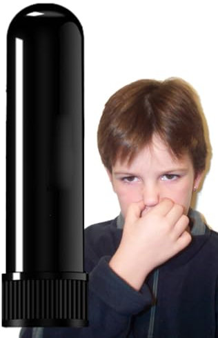 Barra nasal para inhalador de mentol, Inhalador nasal para la congestión, Inhalador de aromaterapia de 10 con aceites refrescantes, barra de respiración portát para dolor de cabeza, Linshesf