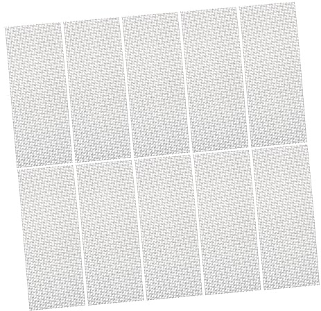 Toddmomy 10pcs Aquarium Rocks and Moss Wall Mesh Stainless Steel Fine Mesh Netting Pool Net Skimmer