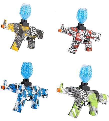PEBBLE HUG Gell Ball Blaster, Electric Crystal Pellet Gun, Super Sharpshooter, Water Absorbing Bullets, Stable, and Fast, Ideal for Kids Above 12 years, Assorted colours