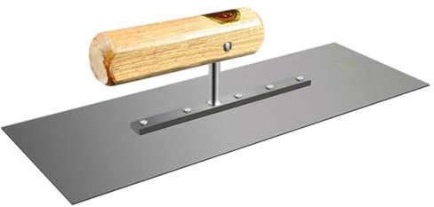 ORFOFE Beton-glättkelle Manganstahl Ergonomischer Griff Maurerkelle Spachtel Werkzeug Für Diy Renovierung Und Putzarbeiten