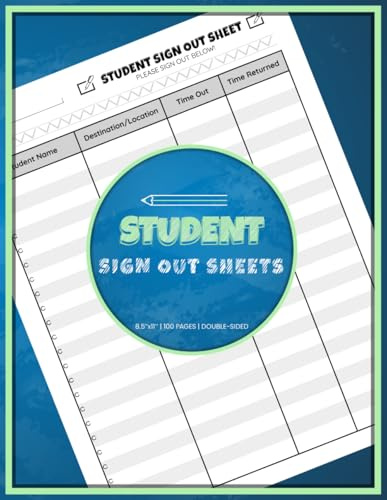 Student Sign Out Sheets