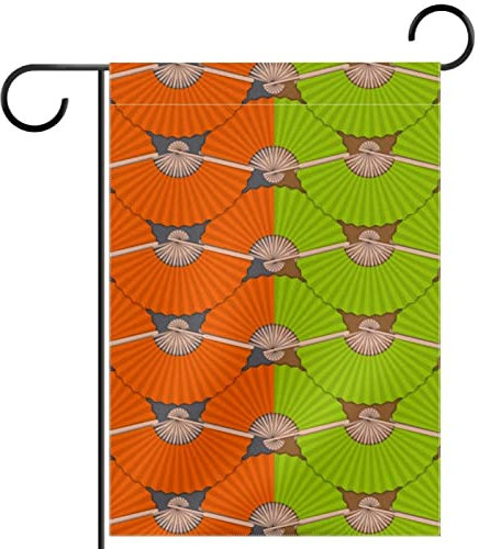 Bandera Patrones De Abanicos Tradicionales Españoles Bandera Balcón Resistente Banners Fuerte Bandera De Jardín Per Fiestas Exterior Festivales 30X45Cm