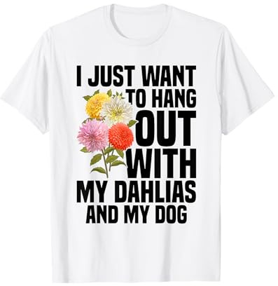 Graines de dahlia artificielles pour amoureux des fleurs de dahlia rose T-Shirt