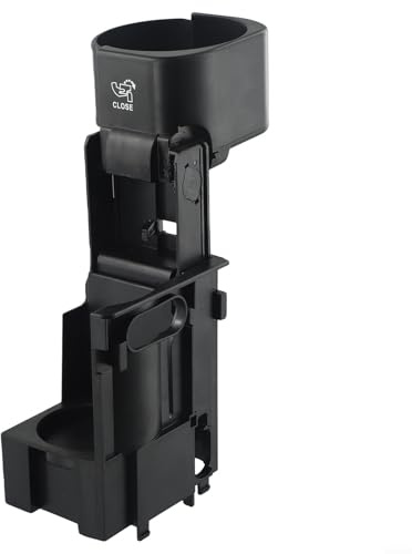 Fauhapyway Mittelkonsole Getränkehalter Getränkebehälter für Mercedes Benz W211 E-Klasse W219 CLS 2003-2010 Schwarz ABS Ersatzteil 2116800014