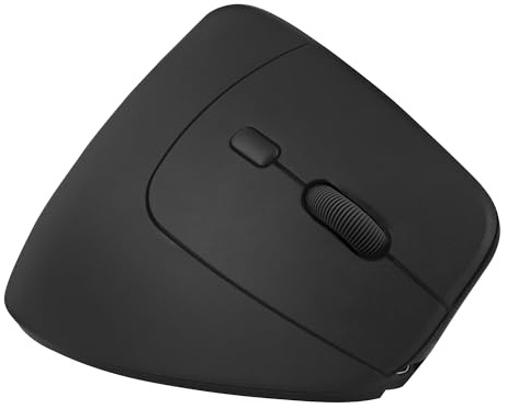 T'nB - Ergo Light Souris Ergonomique sans Fil Verticale, Double Connexion Bluetooth Et Dongle 2,4 Ghz, Ultra Légère, Rechargeable, 6 Boutons, DPI Réglable - Noir