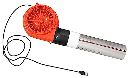 ZIDDAR Ventilateur de barbecue PWM 12 x 3,2 cm 5 V 1 A Grand ventilateur alimenté par USB Interrupteur de contrôle de vitesse variable pour démarreur de charbon de bois Contrôle de vitesse variable