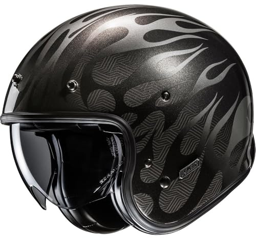 HJC, Casque Moto Jet V31 FIRO Black MC5, XXL