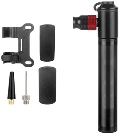 YUPEIUKLI Pompes à vélo compactes en Alliage d'aluminium, adaptateurs, Fixation sur Cadre, Pompes à Main CO2, Petits gonfleurs de pneus de vélo