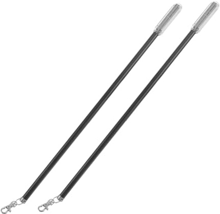 GALPADA 2 Piezas Varillas para Cortinas de Aluminio Palos Manuales para Abrir y Cerrar Cortinas Accesorio Ligero y Práctico y Visillos