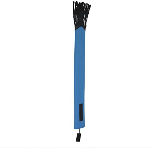 RASTKY Borsa per Coda di Cavallo con Design a Frange Traspiranti per Respingere Le Mosche sui, attività All'aperto (Blue)