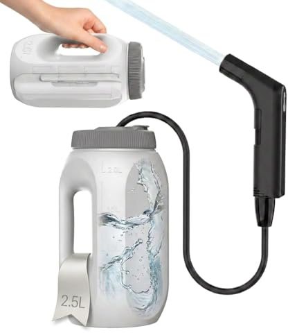 Portable Electric Handheld Bidet Sprayer | Rechargeable, 2.5L Water Tank, 800mAh Battery, Personal Hygiene & Postpartum Care