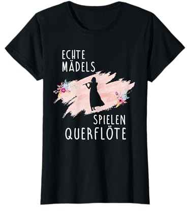 Querflöte Orchester Musik Flöten Konzert Design Outfit T-Shirt