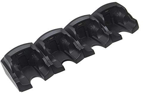 vhbw 4-Fach Ladestation Ersatz für Symbol 82-71364-01 für Mobiler Computer Barcode Scanner - 12V ATX, RJ45 Anschluss Schwarz
